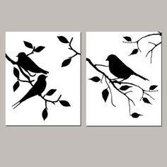 236x236 Love Birds Silhouette Silhouette, Bird And Freezer Paper Stenciling