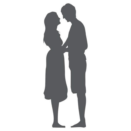 512x512 Happy Lovers Silhouette