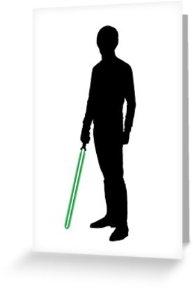 277x415 Star Wars Luke Skywalker Black Greeting Cards By Fn2187 Redbubble