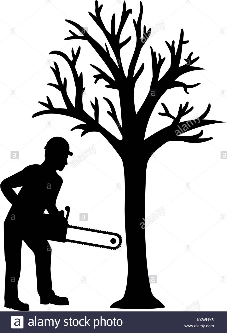 Lumberjack Silhouette at GetDrawings | Free download