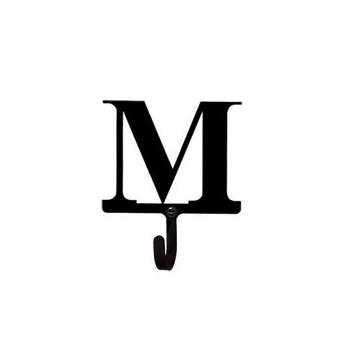 500x500 Wh M Xs Letter M Silhouette Sturdy Metal Black Extra Small Wall