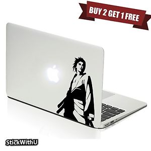 300x300 Macbook Air Pro Vinyl Skin Sticker Decal Naruto Anime Sasuke