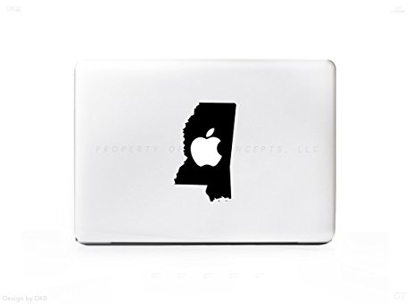 463x341 Mississippi Ms State Outline Silhouette Sticker Decal