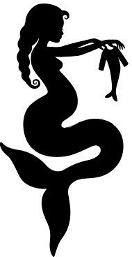 190x368 Pregnant Mermaid Silhouette Clipart Mermaid