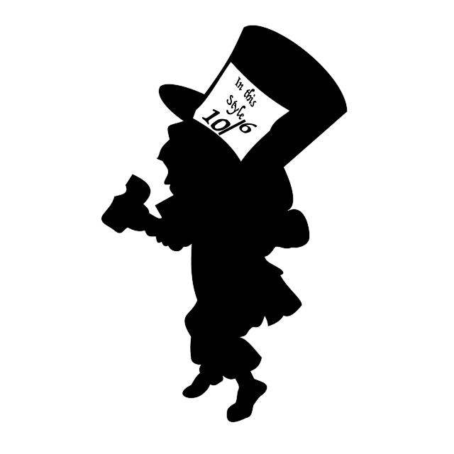 Mad Hatter Silhouette at GetDrawings | Free download