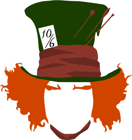 441x467 The'Mad Hatter' Hat Pattern Fortuna Dey Fashion Design