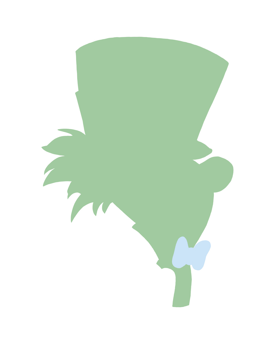 966x1200 The Mad Hatter Silhouette Little Moon Dance Online Store