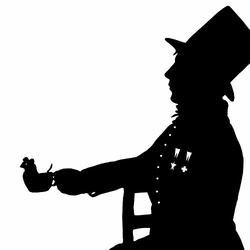 500x500 The Mad Hatter Alice In Wonderland Silhouette Print
