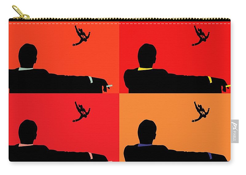 800x570 Mad Men Pop Art Collage Carry All Pouch For Sale By Dan Sproul