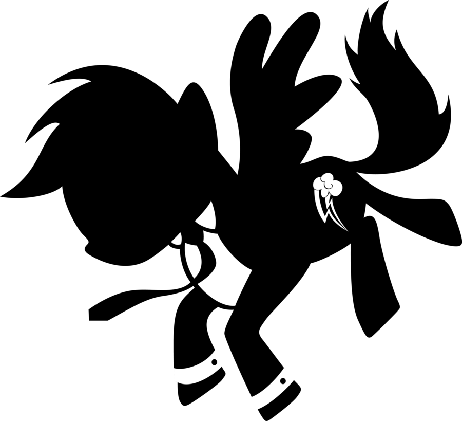 900x819 Mad Dash Silhouette By Pageturner1988