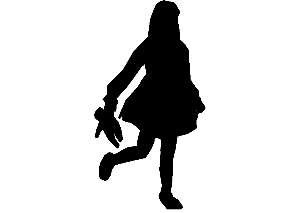989x718 Silhouette Girl