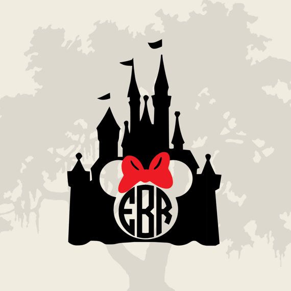 570x570 Magic Kingdom Monogram Frame For Use With Your Favorite Cutting