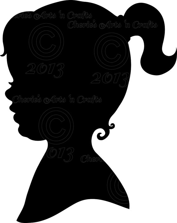 570x718 Baby Girl Silhouette Clip Art 8cg6b4kli