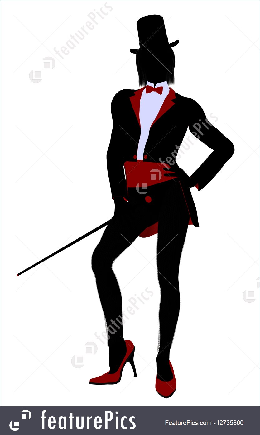 834x1392 Silhouettes And Outlines Magician