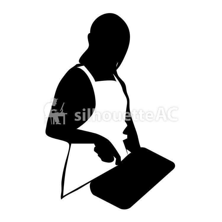 750x750 Free Silhouette Vector Cooking, Mother, Maid