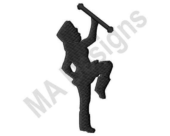 570x456 Majorette Silhouette