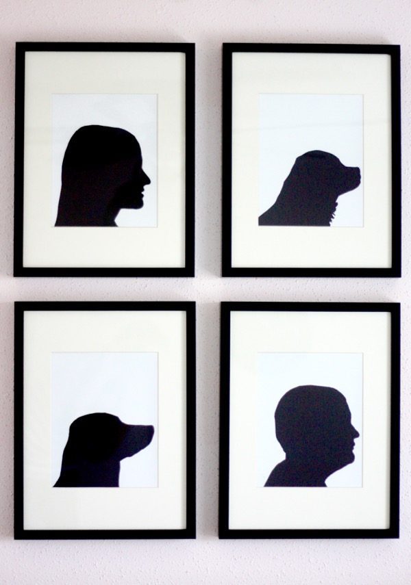 600x855 How To Make Your Own Silhouettes Love Amp Renovations