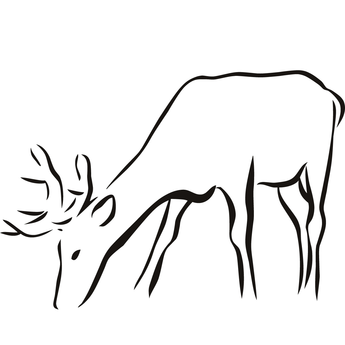 1200x1200 Deer Clipart Simple Many Interesting Cliparts