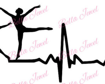 340x270 Ballet Dancer Svg Ballet Svg Dancer Svg Heartbeat Svg My