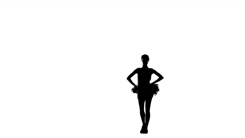 852x480 Young Cheerleader With Pom Poms Smiling At Camera Isolated Over