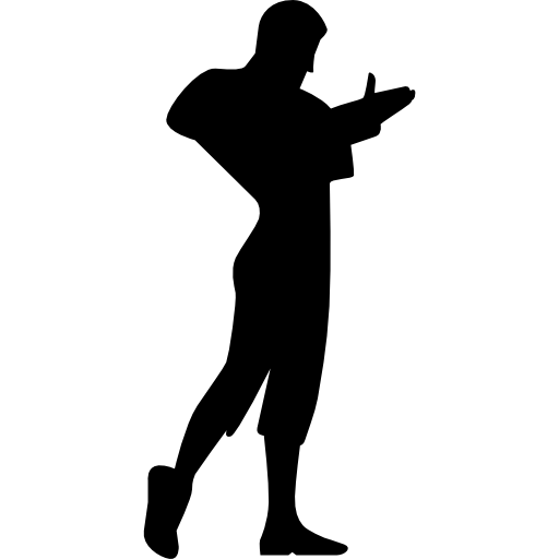 512x512 Flamenco Male Dancer Silhouette