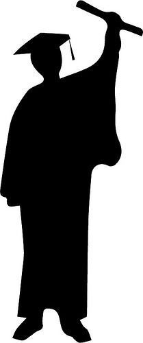 Male Graduation Silhouette at GetDrawings | Free download