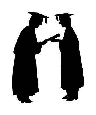 Male Graduation Silhouette at GetDrawings | Free download