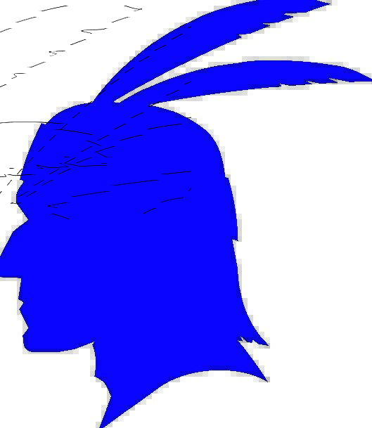 529x609 Native American, Profile, Outline, Indian, Feathers, Downs, Male