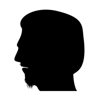 340x340 Free Silhouettes Face, Pictogram, Face