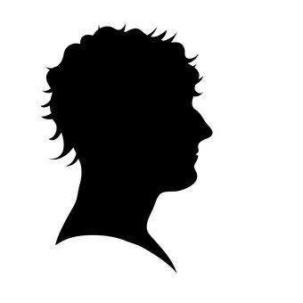 340x340 Free Cliparts Male, Silhouette, Profile