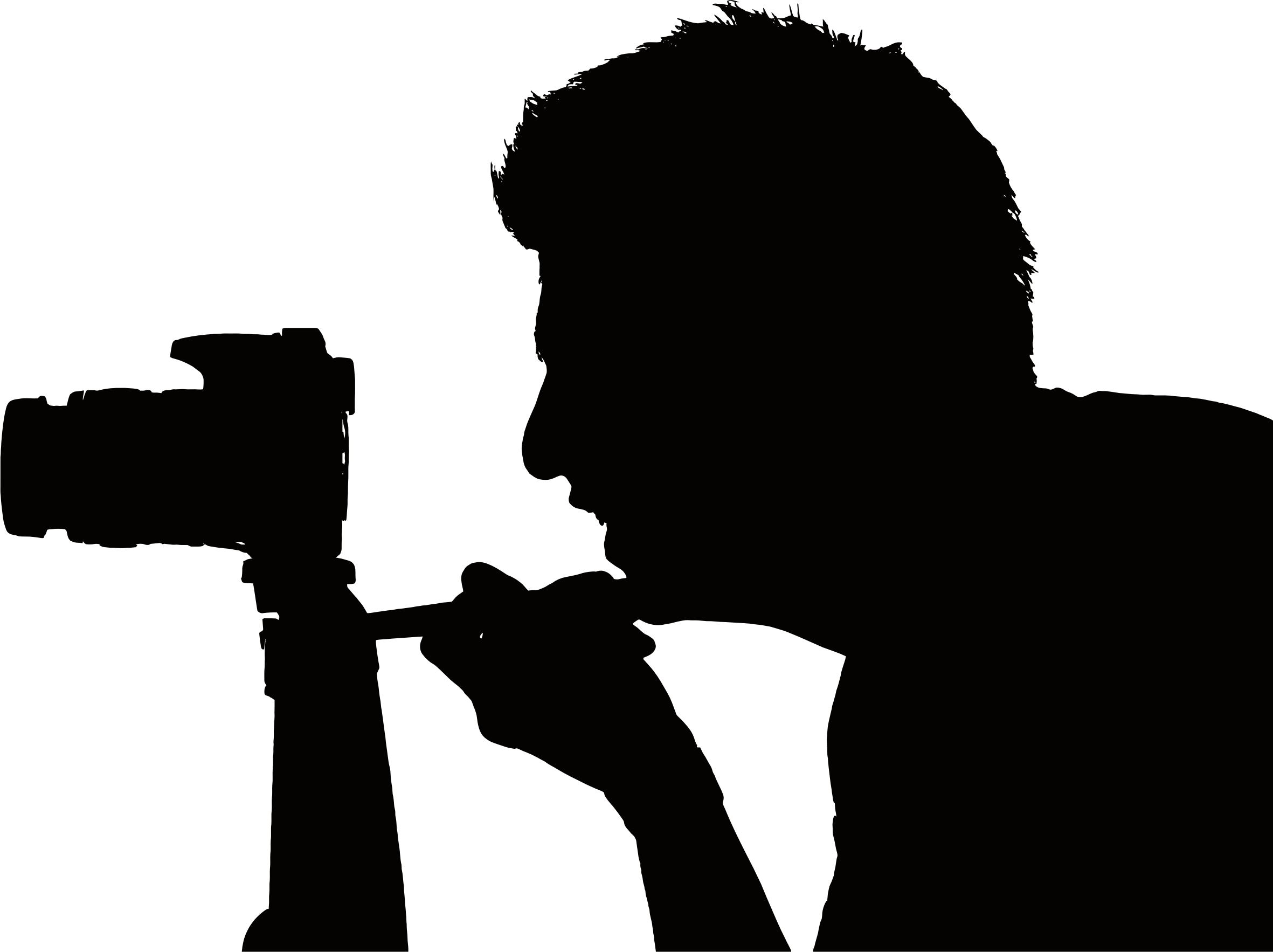 2362x1766 Man Taking A Picture Silhouette Icons Png