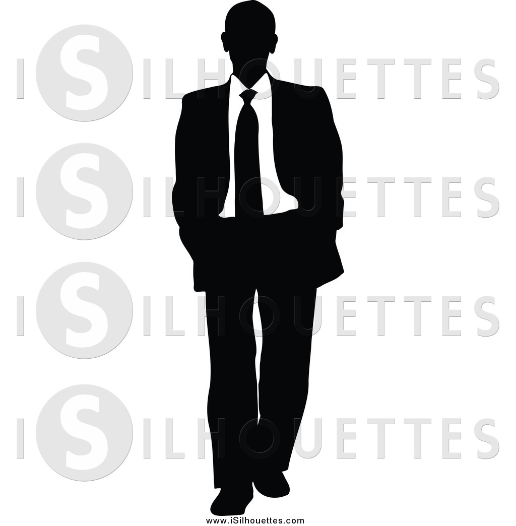 1024x1044 Clipart Of A Walking Silhouetted Black And White Business Man By