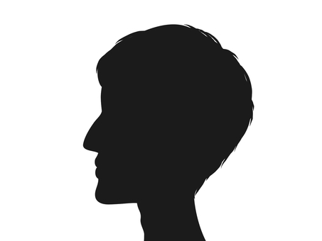 453x340 Free Cliparts Male, Silhouette, Profile
