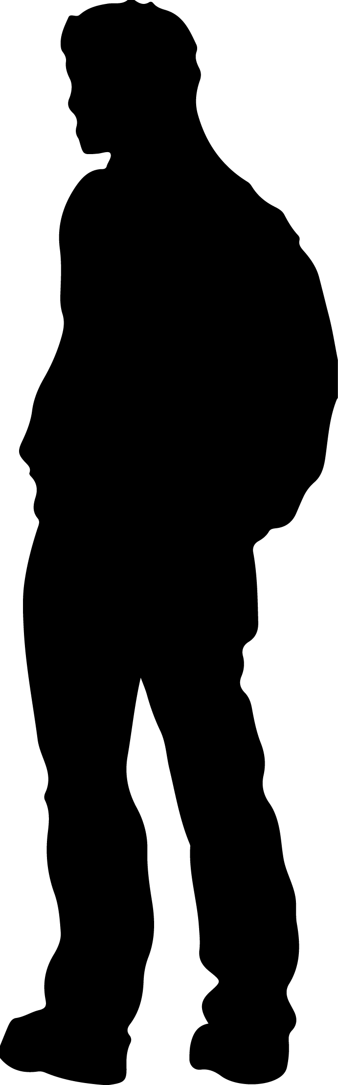 691x2218 Male Silhouette By Anexia