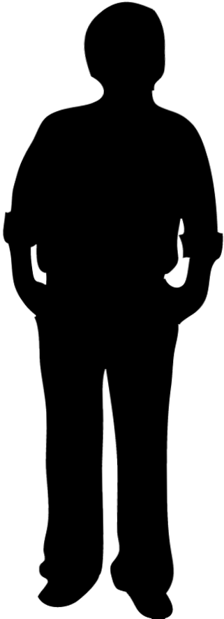 321x886 Silhouettes Of People