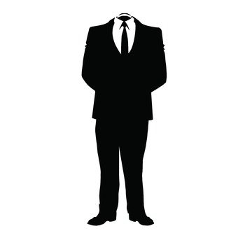 340x340 Free Silhouette Vector An Illustration, Object