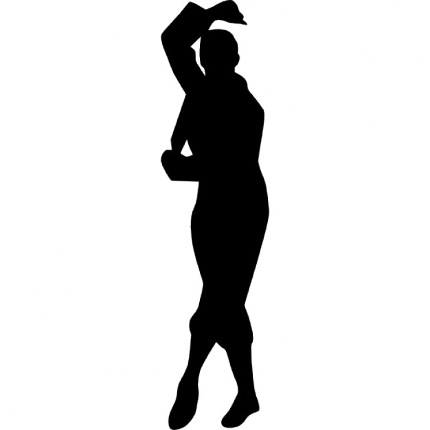626x626 Male Flamenco Dancer Silhouette Icons Free Download