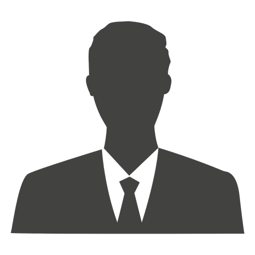 512x512 Businessman Avatar Silhouette