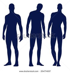 236x246 Standing Man Silhouette Graphics Silhouette Graphics