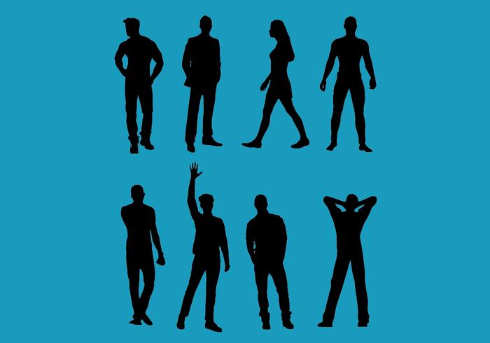 700x490 Man Silhouette Free Vector Art