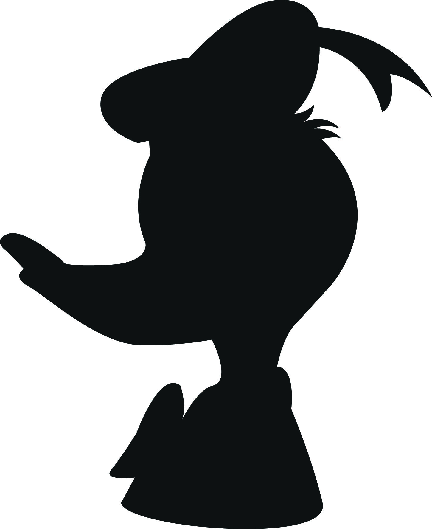 1450x1775 Downloadable Disney Mickey, Donald And Goofy Silhouettes