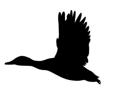 369x298 Mallard Duck Flying Silhouette Dxf File Free Download