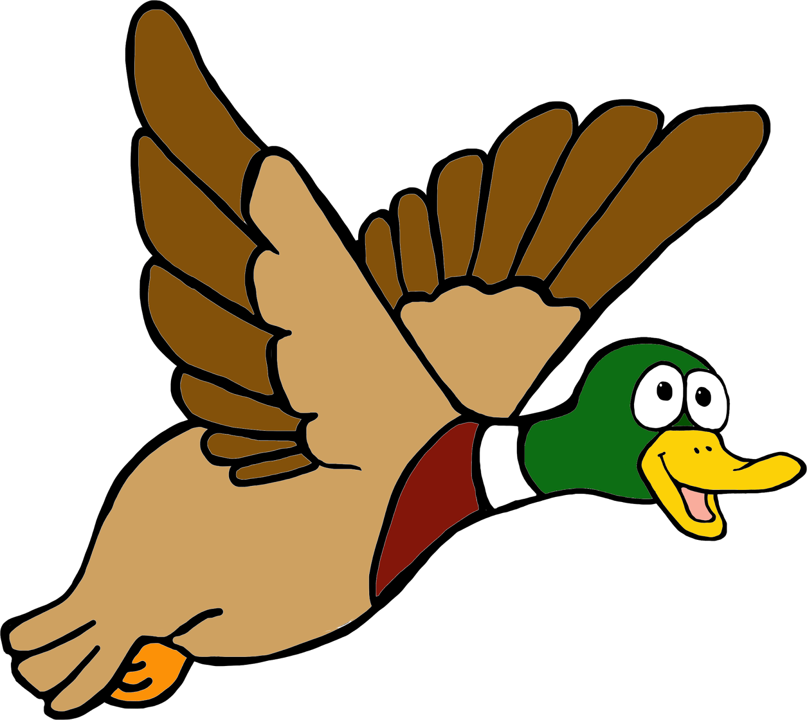 1600x1427 Mallard Duck Silhouette Clipart