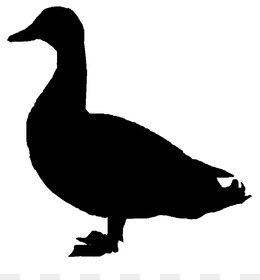 260x280 Mallard Silhouette Clip Art