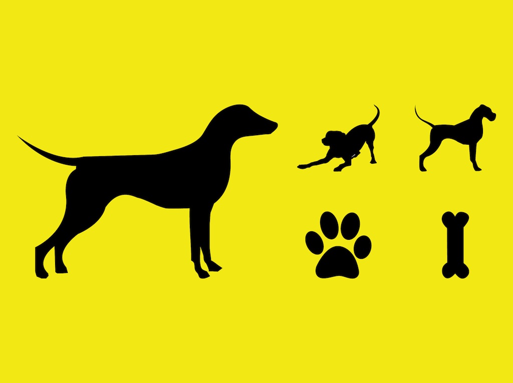 1024x765 Dogs Vector Silhouettes Vector Art Amp Graphics