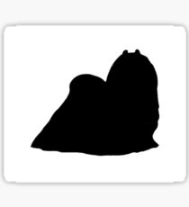 210x230 Maltese Silhouette Stickers Redbubble