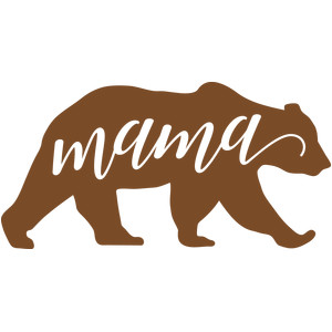 Mama Bear Silhouette at GetDrawings | Free download