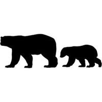 Mama Bear Silhouette at GetDrawings | Free download