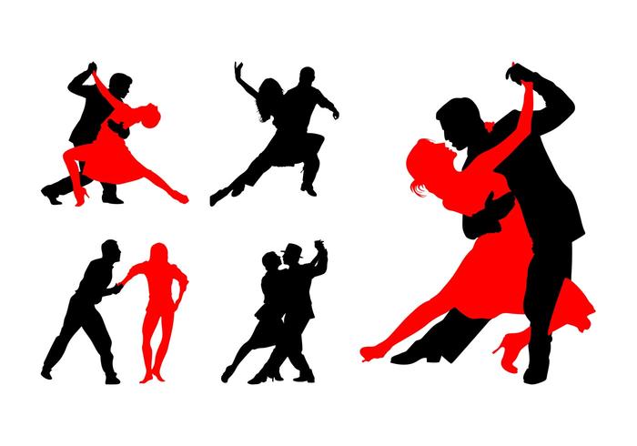 700x490 Dancing Couples Silhouettes