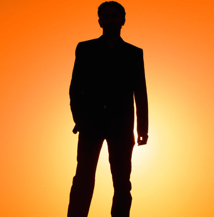 692x700 Woman Kissing Man Black Silhouette Wall Clock Zazzle